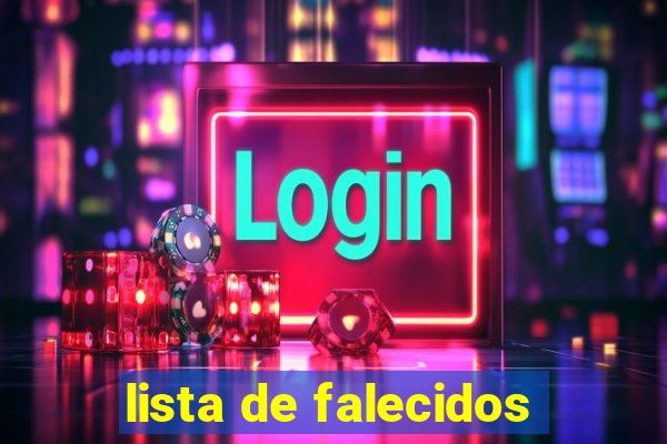 lista de falecidos